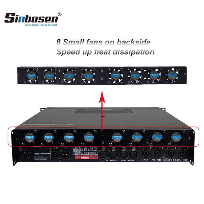 Sinbosen Professional Stereo Amplifier Fp20000q Best Power AMPS for Live Sound