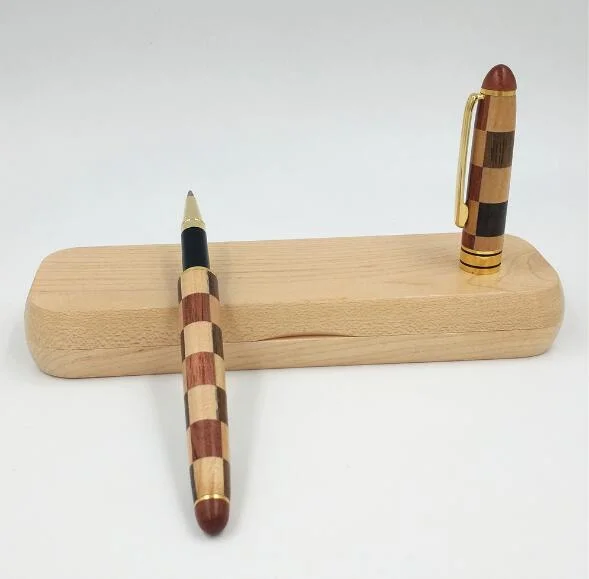 Retailing Maple Rosewood Bamboo Wooden Pens with Gift Box