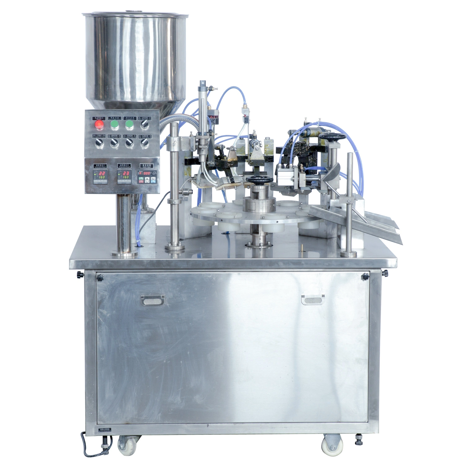 Semi Automatic Tube Filling Sealing Machine