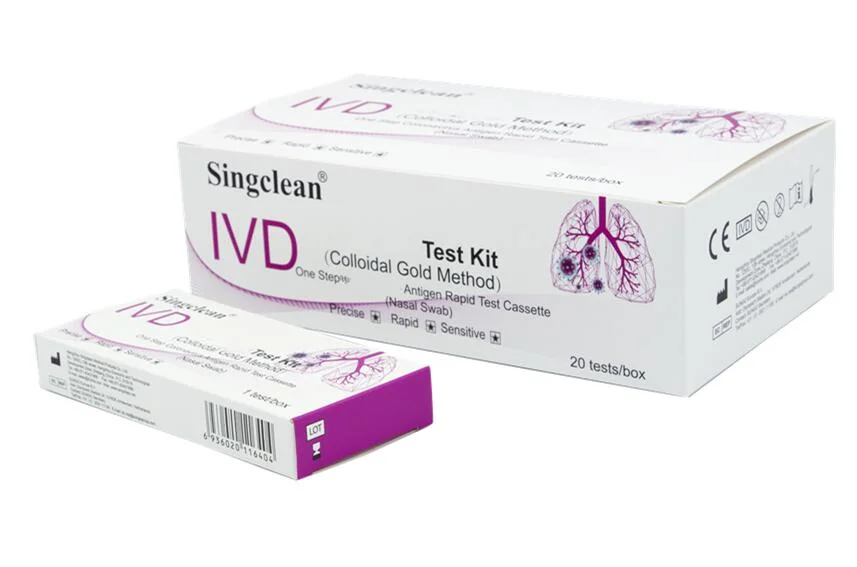 Singclean Diagnostic Rapid Nasal Antigen Test Kit Self Rapid Test Home Use