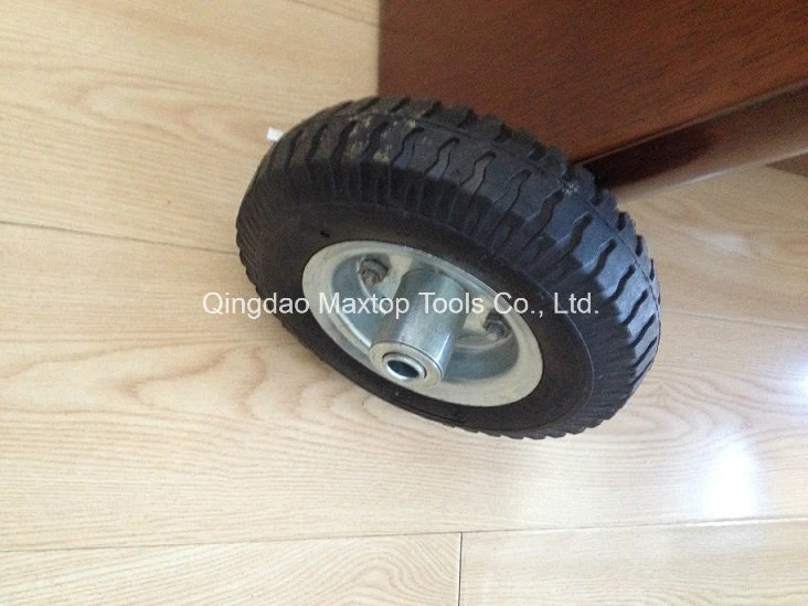 400-8 Poland Market Penumatic Rubber Wheel with Axle