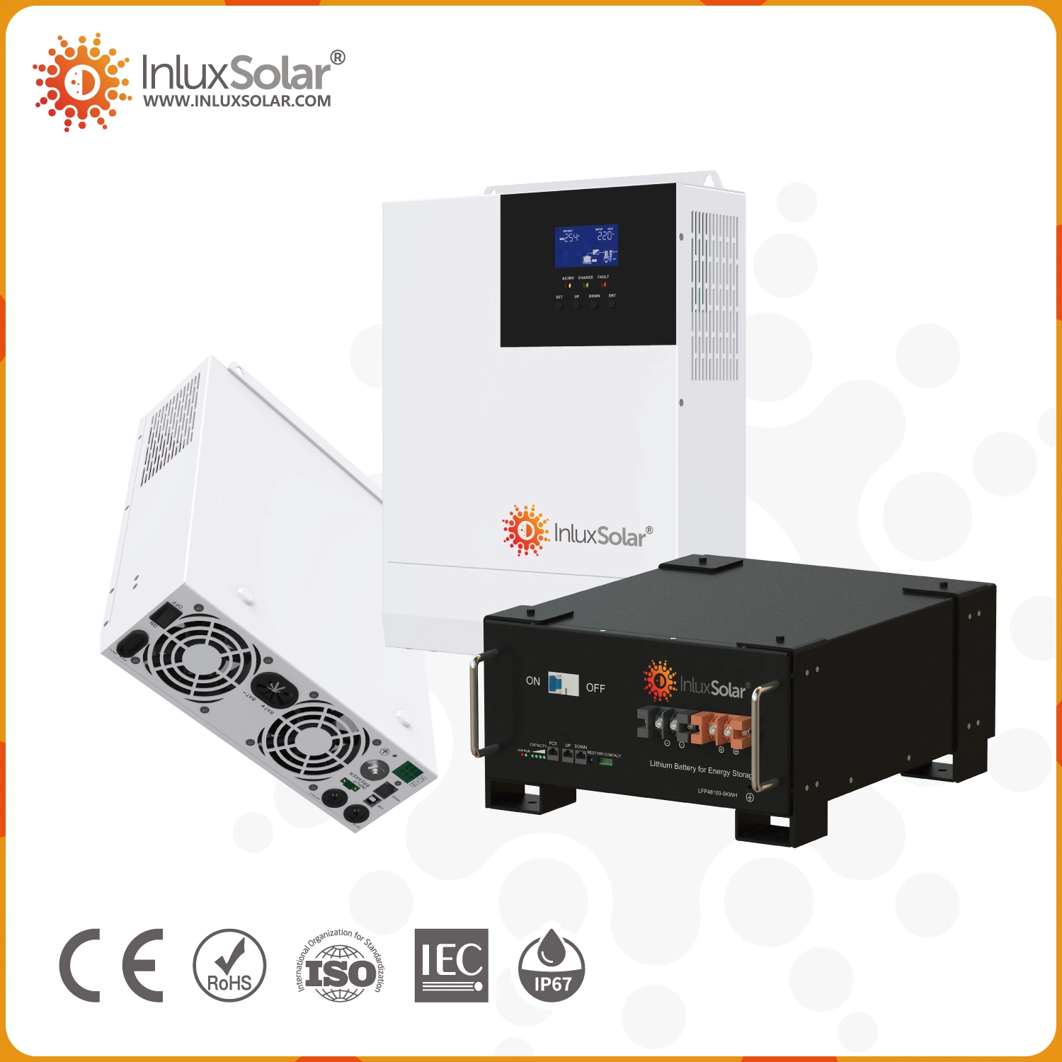 Household High Capacity Wholesale Price 5 Kilowatt Solar Home System 1000W 2000W 3000W 4000W 5000W with Pure Sine Wave Inverter