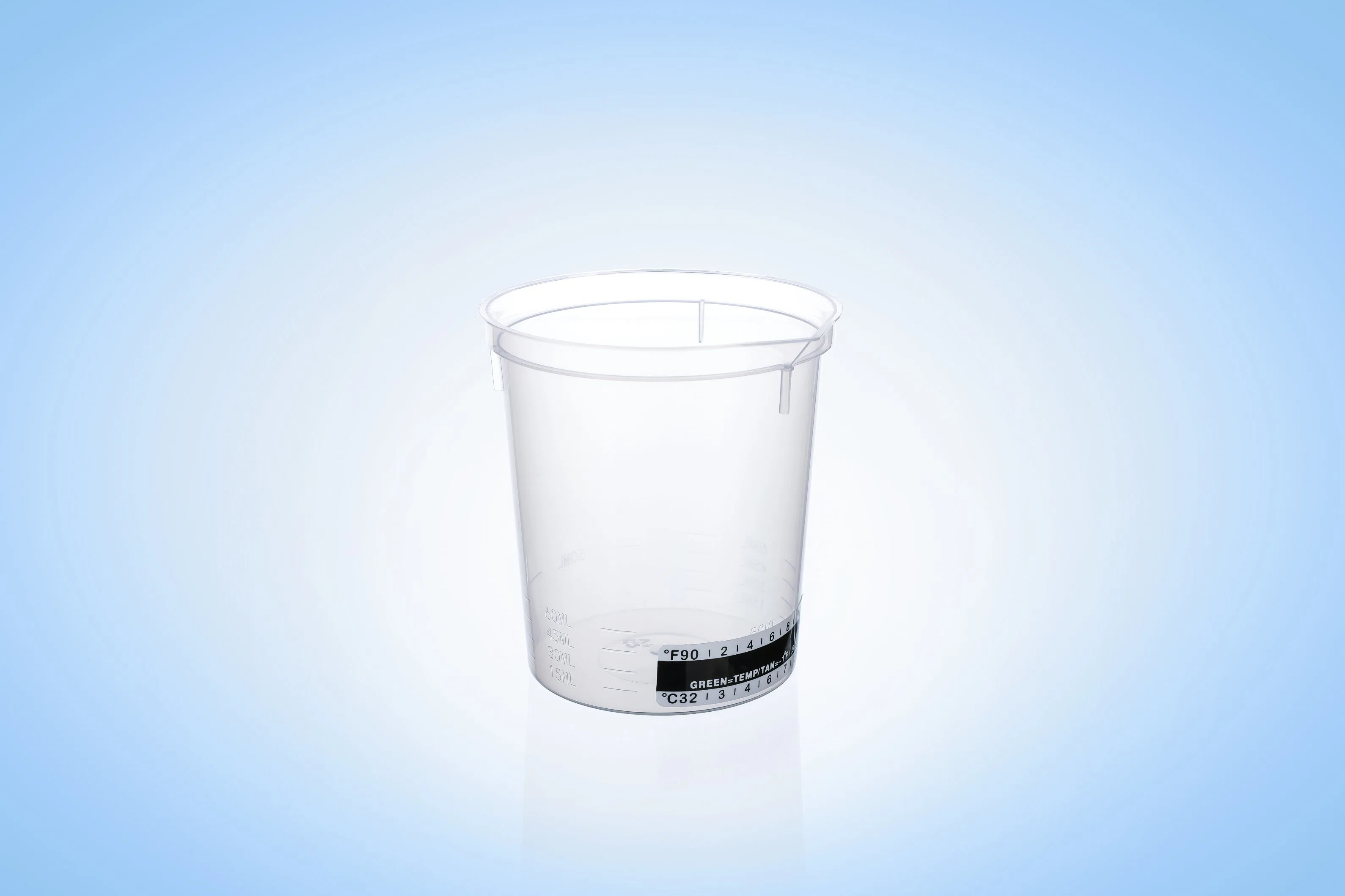 8oz Specimen Beaker, W/Temperature Label