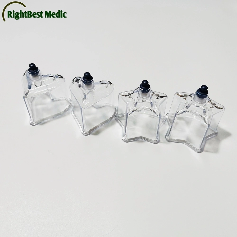 New Heart Shape Cupping 4 8 10 Cups Per Set Hijama Cups of Heart Shape Cupping Love Cups