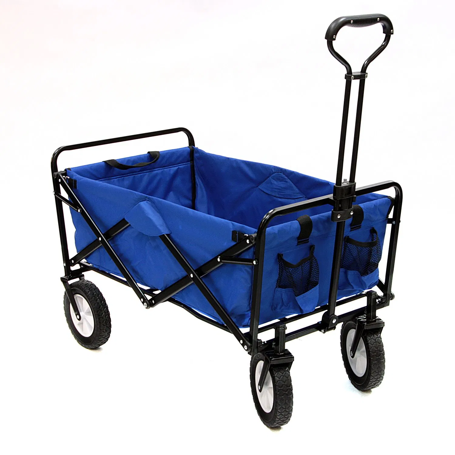 150 Pound Capacity Outdoor Camping Garden Utility Wagon Yard Cart Transport Cart 90kg / 198 Lbs Max Load, for Outdoor/Festivals/Camping