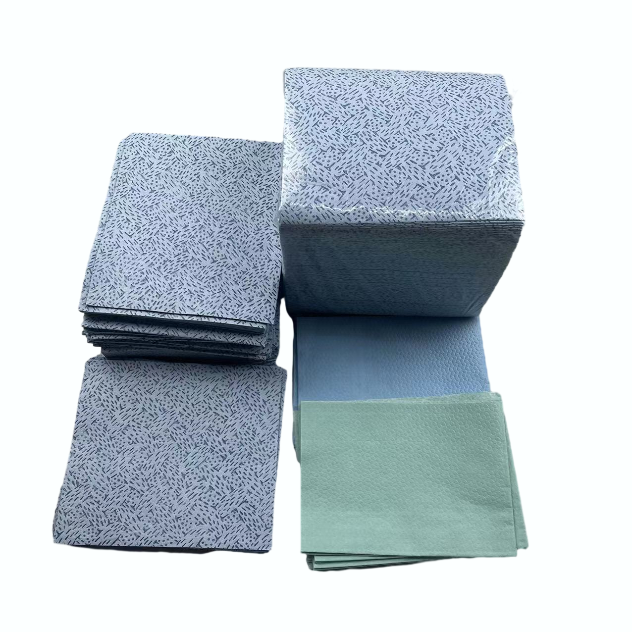 Absorventes de óleo de dobragem de PP Pano de limpeza absorvente Super folhas dobradas