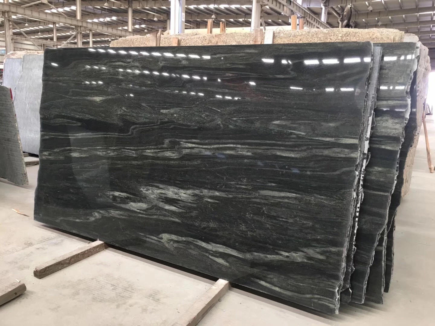 Natural Stone black/white/grey Galaxy Green polished/honed/flamed/Brushed Granite for floor/wall/outdoor slabs/tiles/countertops/stairs/sills/column/pavers