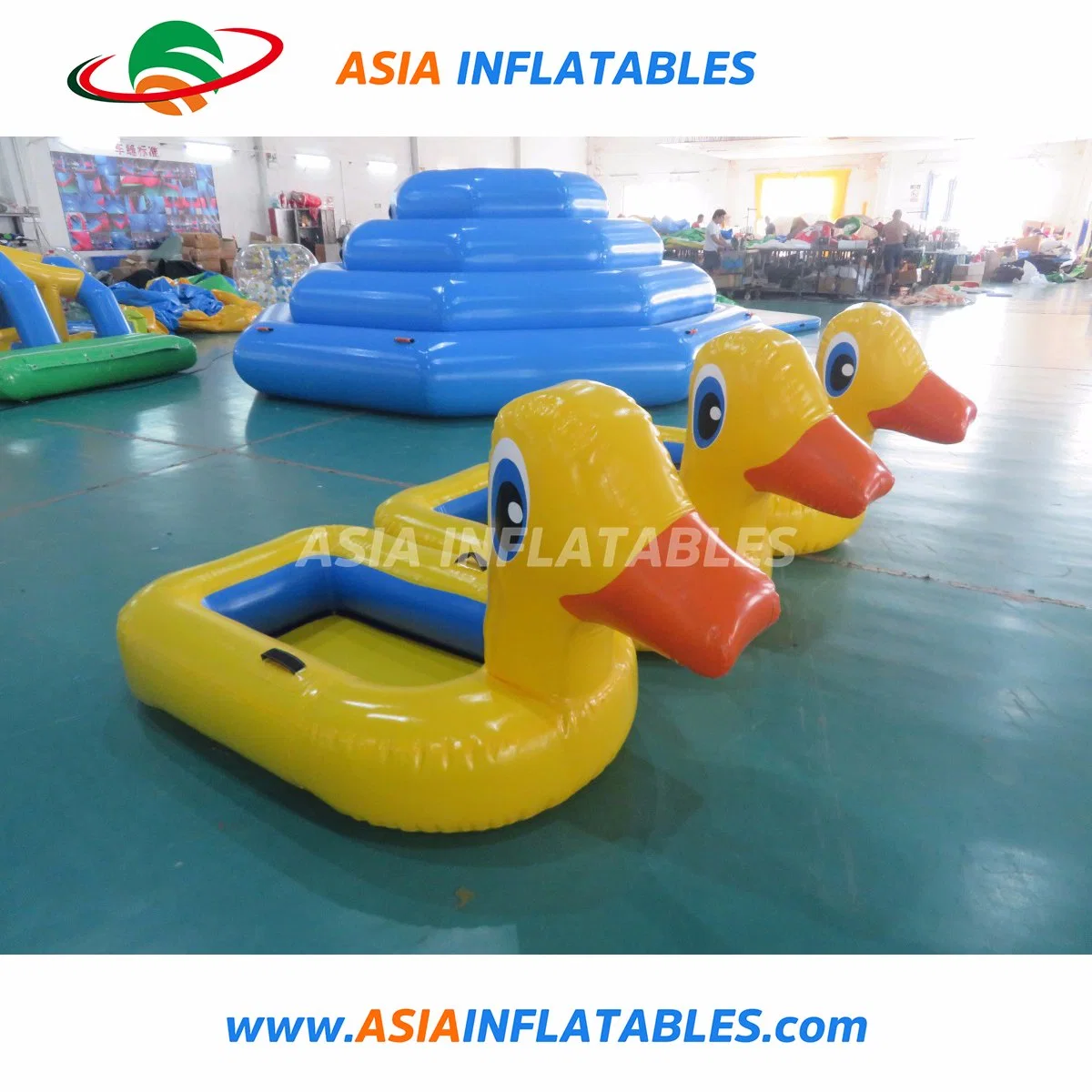 Inflatable Duck Boat Water Toys, Water Floating Toys, Pool Toys