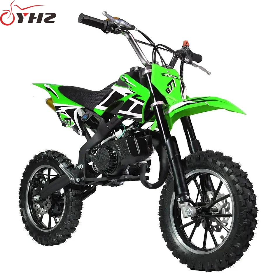 Mini 50cc Dirt Bike para adultos baratos 2-Stroke gasolina Motocross Bicicleta