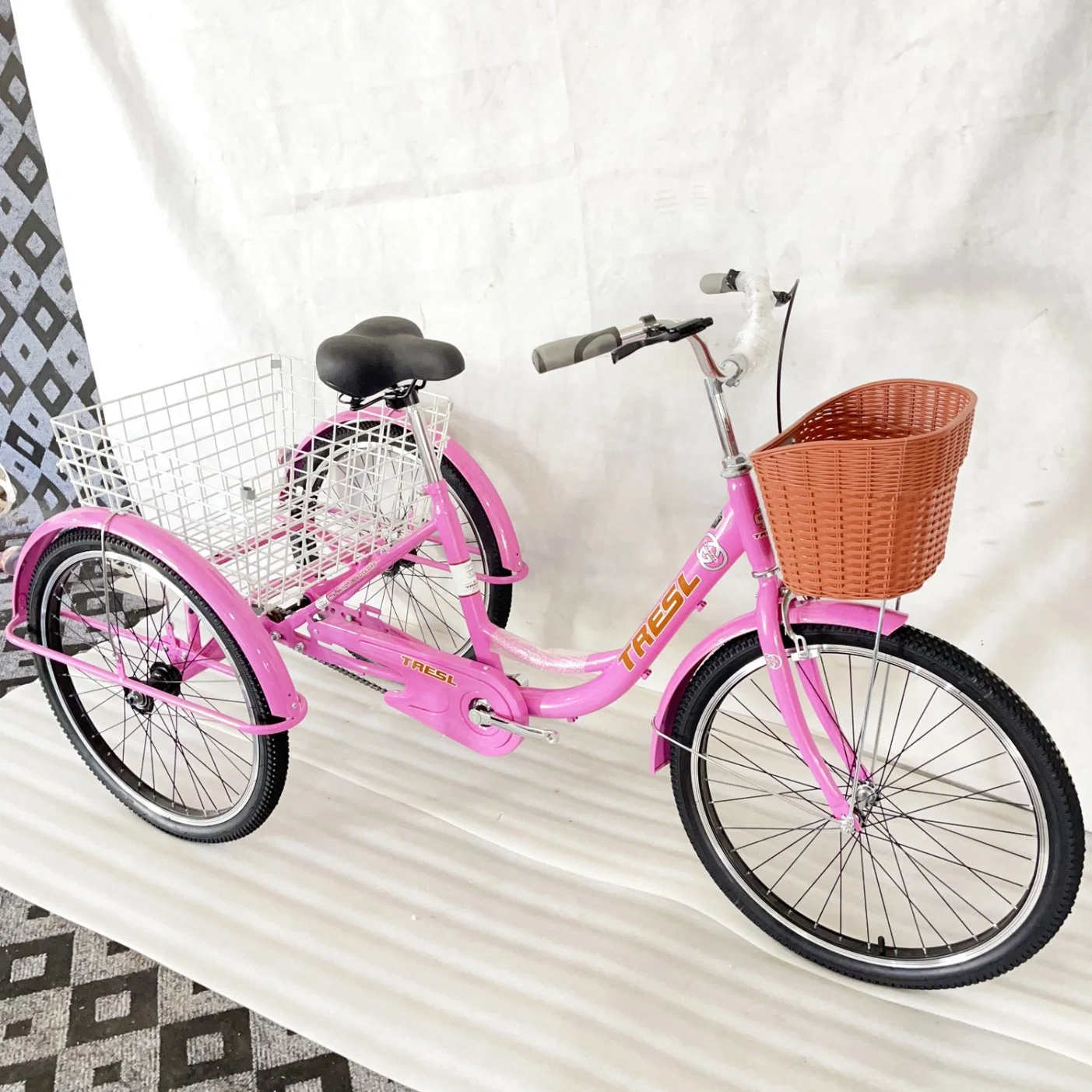 Tricycle 20/24 pouces trois roues Rickshaw