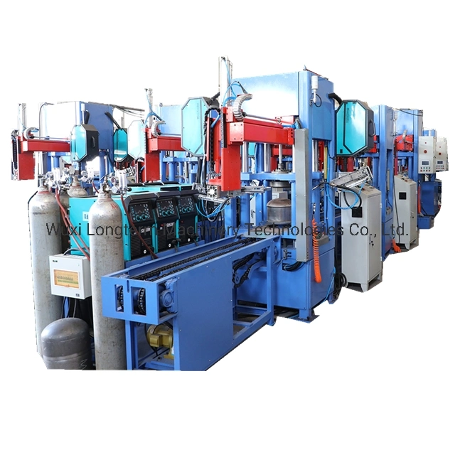 Fully Automatic LPG Cylinder MIG Circular Seam Welding Machine / Circular Seam Welder