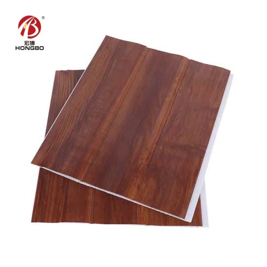 Wall Covering Lamniated Groove PVC Panels PVC Wall Panel PVC Ceiling with Wooden Colors Panel Pared De PVC for South Africa Market