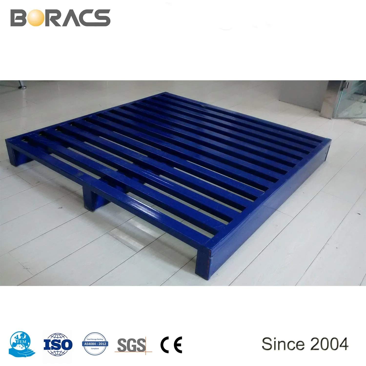 Customized Galvanized & Powder Coating Steel Pallets for Forklift