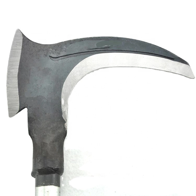 Agriculture Sharp Farming Carbon Steel Cutting Garden Farming Tool Grass Tooth Sickle with Handle