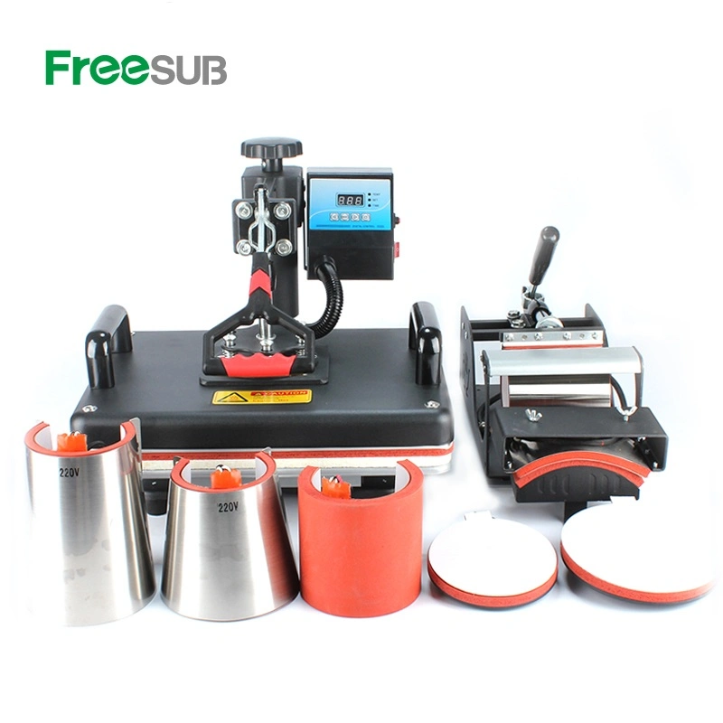 Directly Factory South America Hot Selling 8 in 1 Combo Heat Press Machine