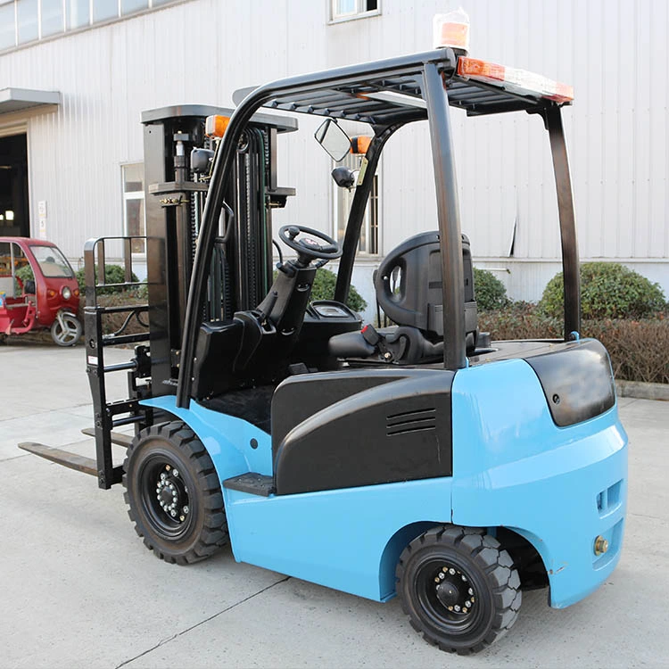 Shanghai Factory Cpd30 3 Ton Side Loader Electronic Forklift Truck for Sale