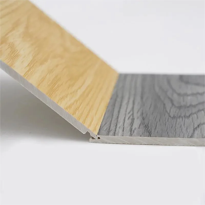 Wood Design plastique PVC la texture de Pierre-de-chaussée de céramique Tuiles de vinyle de luxe Spc Flooring cliquez sur Verrouiller avec 0.3mm Layerself d'usure