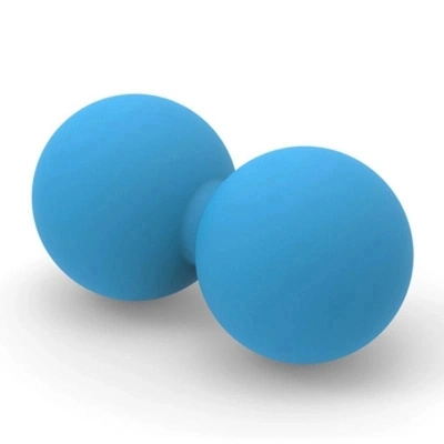 Beste Qualität Bulk Plastic Spiky Lacrosse Massage Ball Set Double Lacrosse Umweltfreundlicher Silikon Peanut Massage Ball