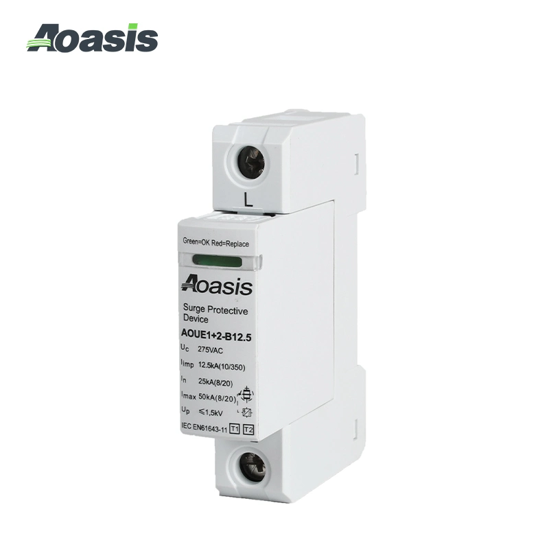 Aoasis Aoue1+2-B12.5 AC SPD Surge Arrester 230/400V Industrial Controls Surge Protection Device