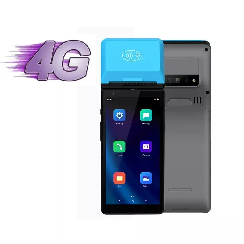 Android 11,0 RFID POS Terminal WiFi 4G Payment Machine Handheld Sistemas de aparcamiento POS (Z500)