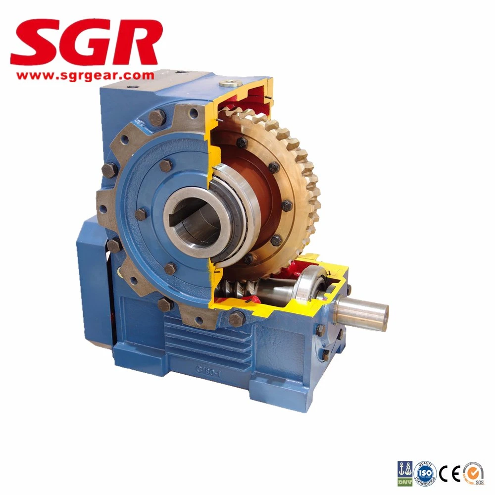 Serie Worm Gear Worm Gear de alta eficiencia Worm Gear de doble envoltura Caja de cambios