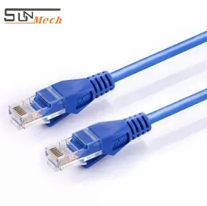 موصل نحاسي Cat5 Cat5e CAT6 CAT6A كبل توصيل RJ45