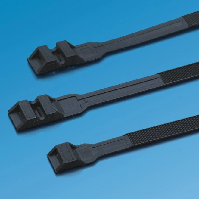 Double Head Nylon 66 Self-Locking Cable Tie with RoHS