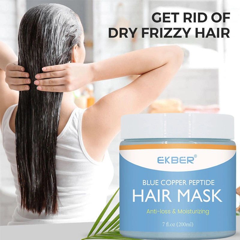 New Arrival Ekber Treatment Cream 100% Organic Hair Mask for Treatment Dry or Damaged Hair Blue Copper Peptide Hair Mask