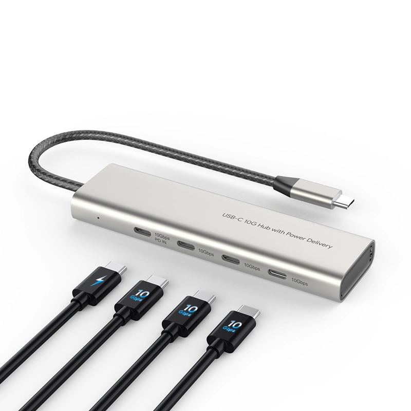 USB-C 3.2 Gen2 Hub with 4c Ports 4-in-1 10g Hub