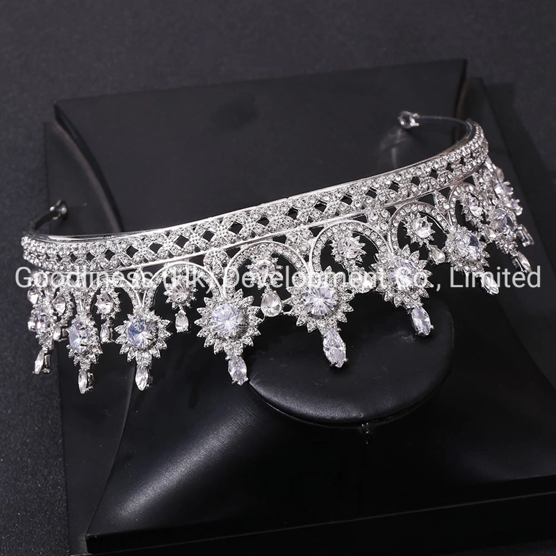 Novia Tiaras Coronas Ornaments Fiesta de Boda Headdress Moda Cabello Accesorios