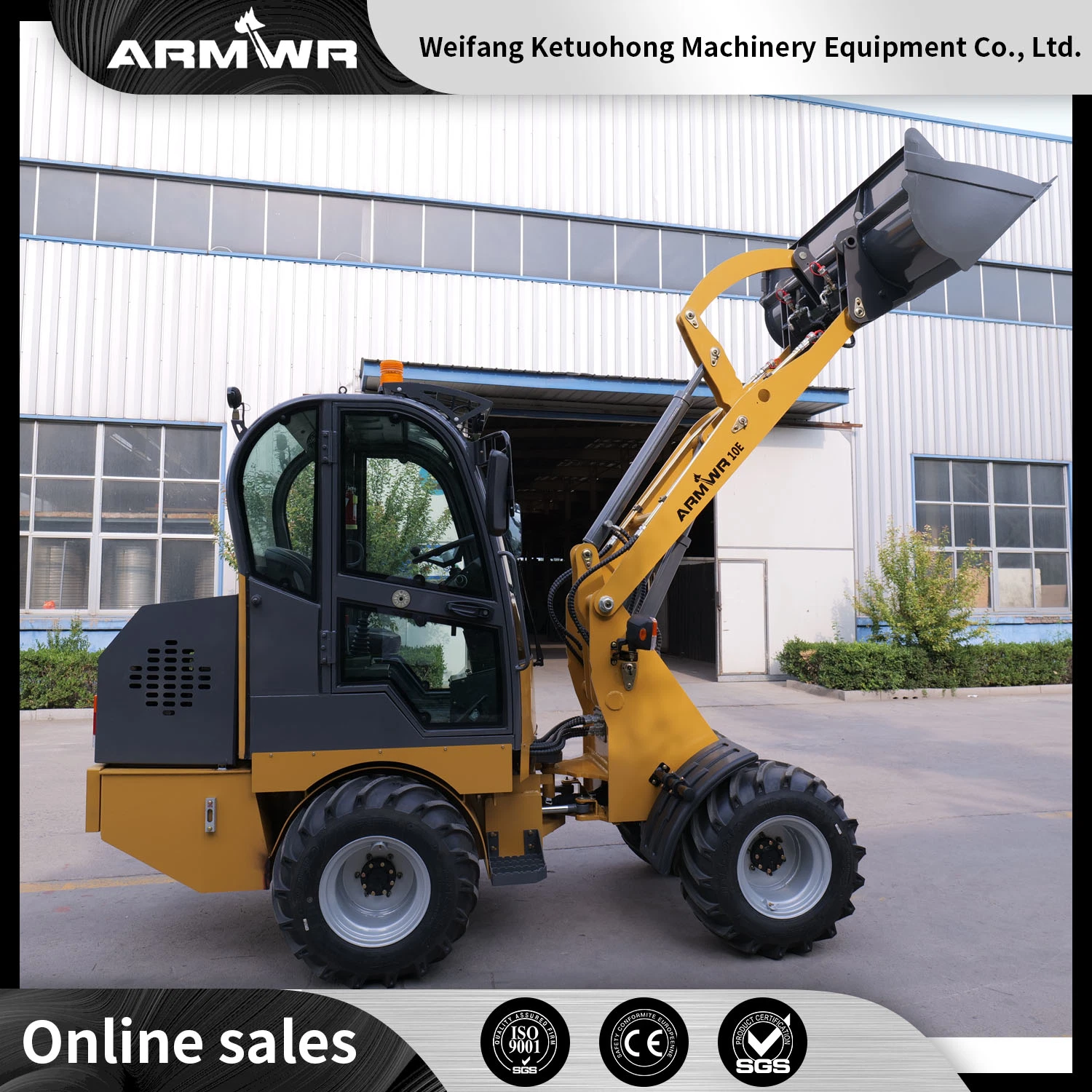 Construction Engineering Machinery Brand New Compact Track Loader with 0.9ton Loading Capacity for Sale