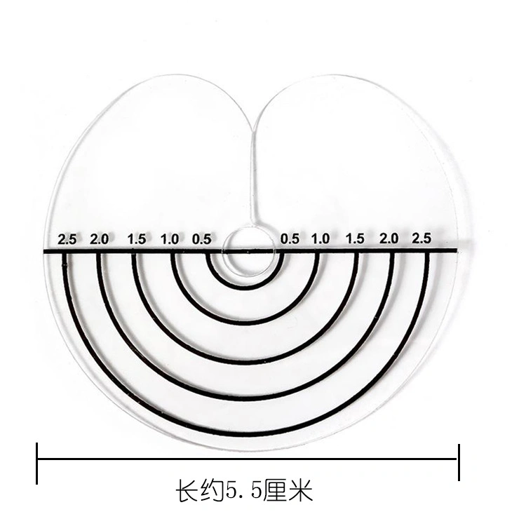 Hair Salon Extension Tool Heat-Resistant Protector Shield with Scale for Hair Extension