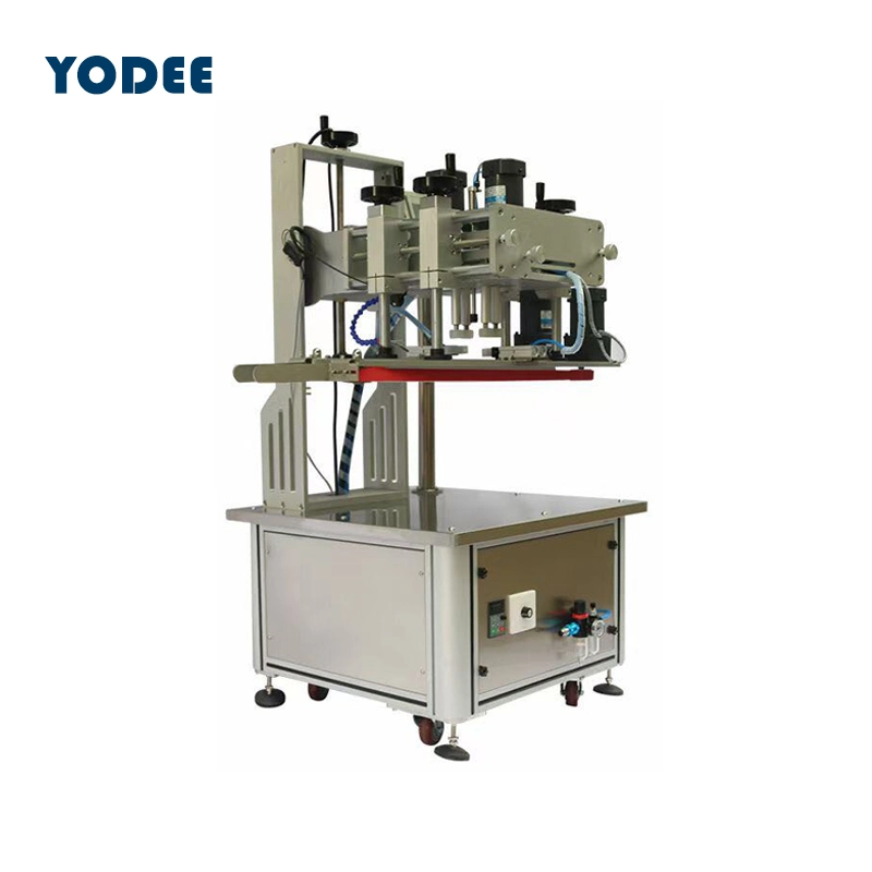 Automatic 4 Wheels Capping Machine / Capper with Pneumatic Elevator