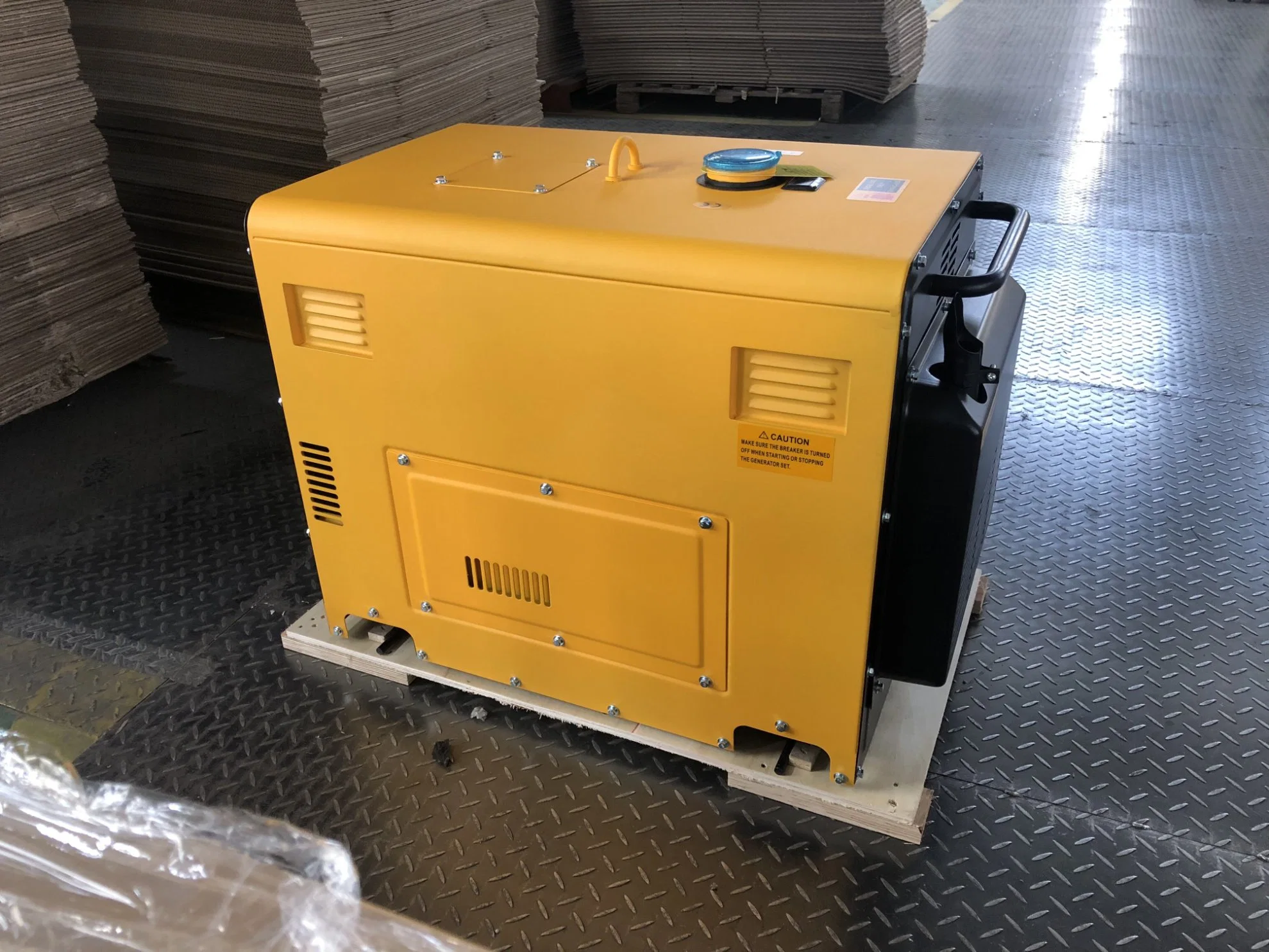 (5kw 5kVA 5000watts) Soundproof Air Cooled Silent Electric Start Diesel Portable Power Generator Set