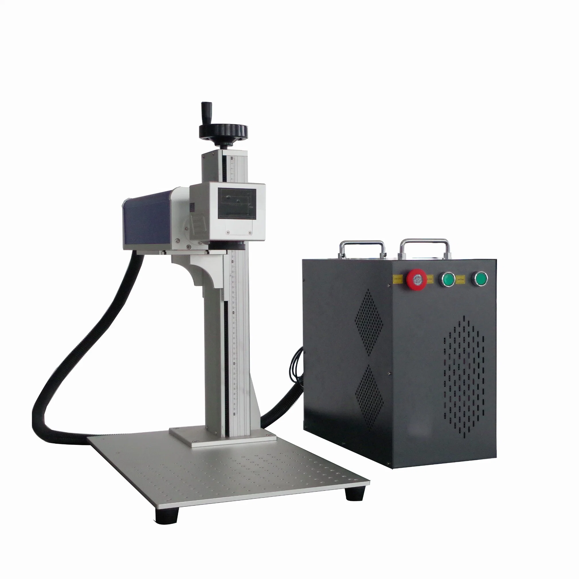 Bon marché et pratique 20W 30W Max fibre Laser Marking machine, Marquage et gravure sur métal