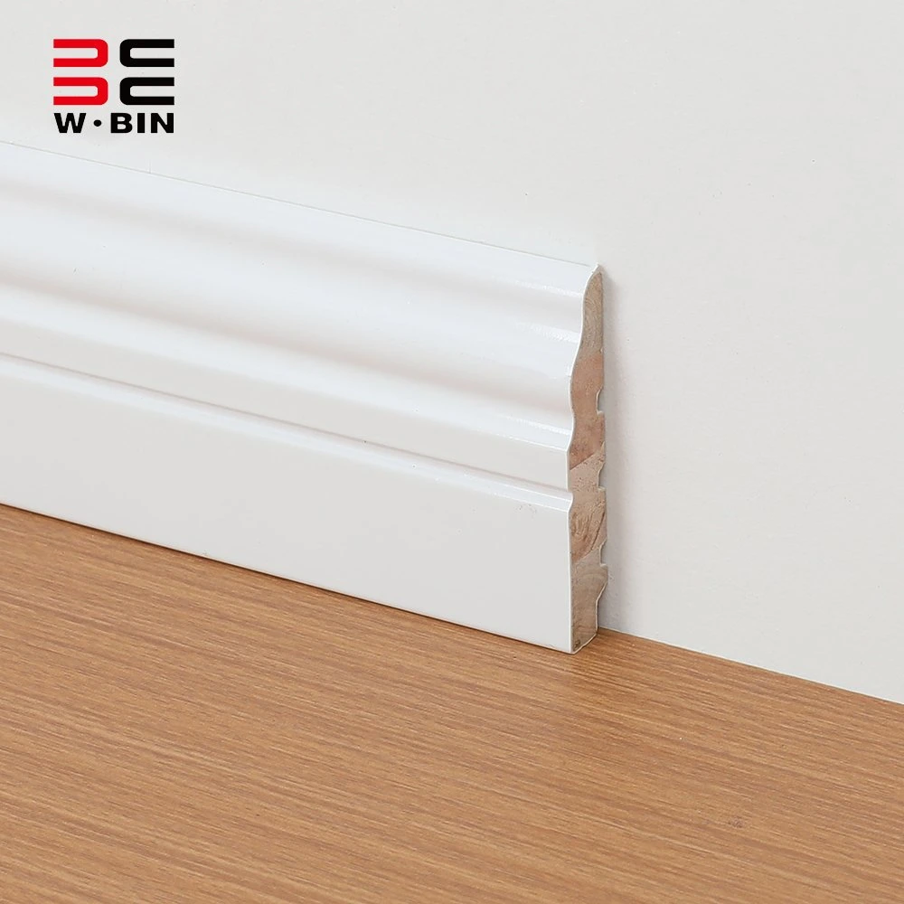 Solid Real Oak Wood Skirting Interior Flooring Accessory Wall Skirting Board Customized