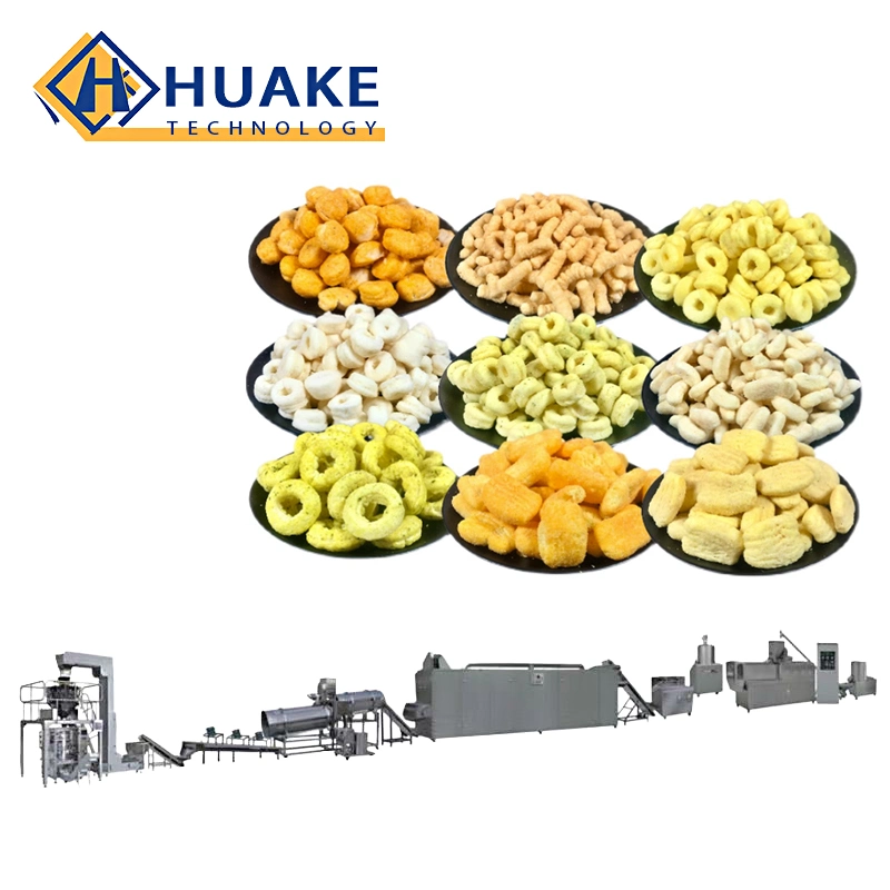 Corn Extruder Snack Food Maker for Extruded Food Production Line