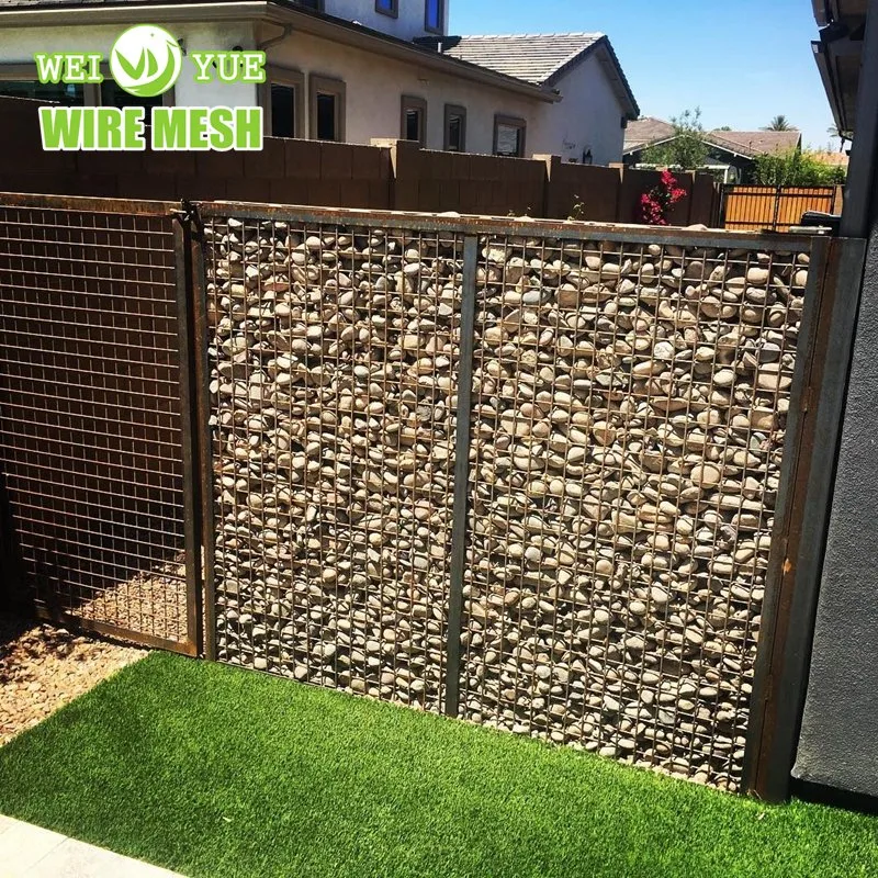 Verzinkter Gabion Steinkäfig / geschweißte Gabion Box Korb für Steinhaltewand