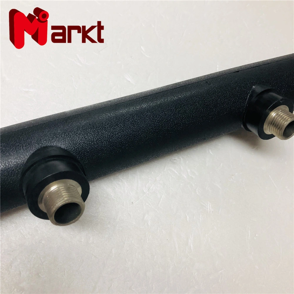 Black PPR Manifold 120mm de distância para o sistema de aquecimento