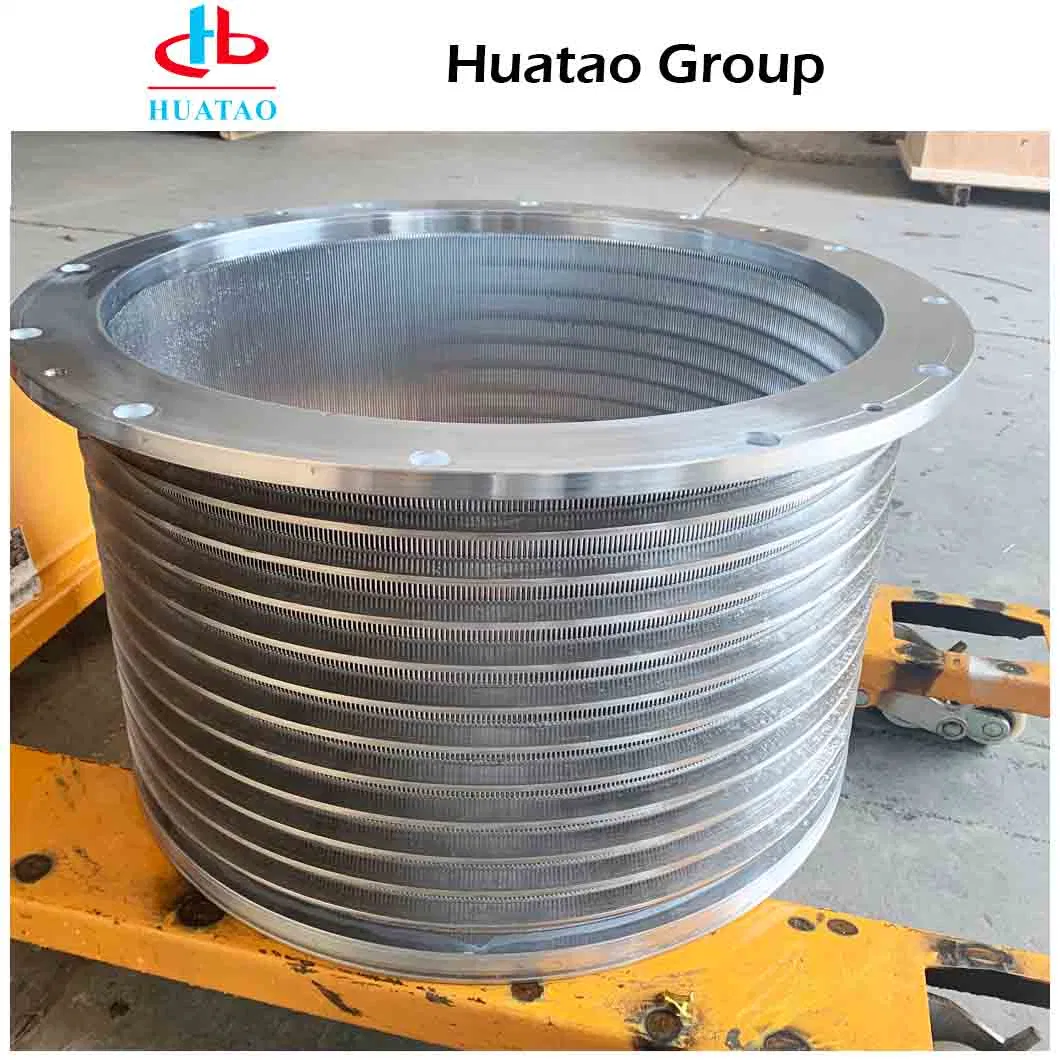 Stock Preparation Stainless Steel Pressure Screen Basket for Paper Pulp Making Machine