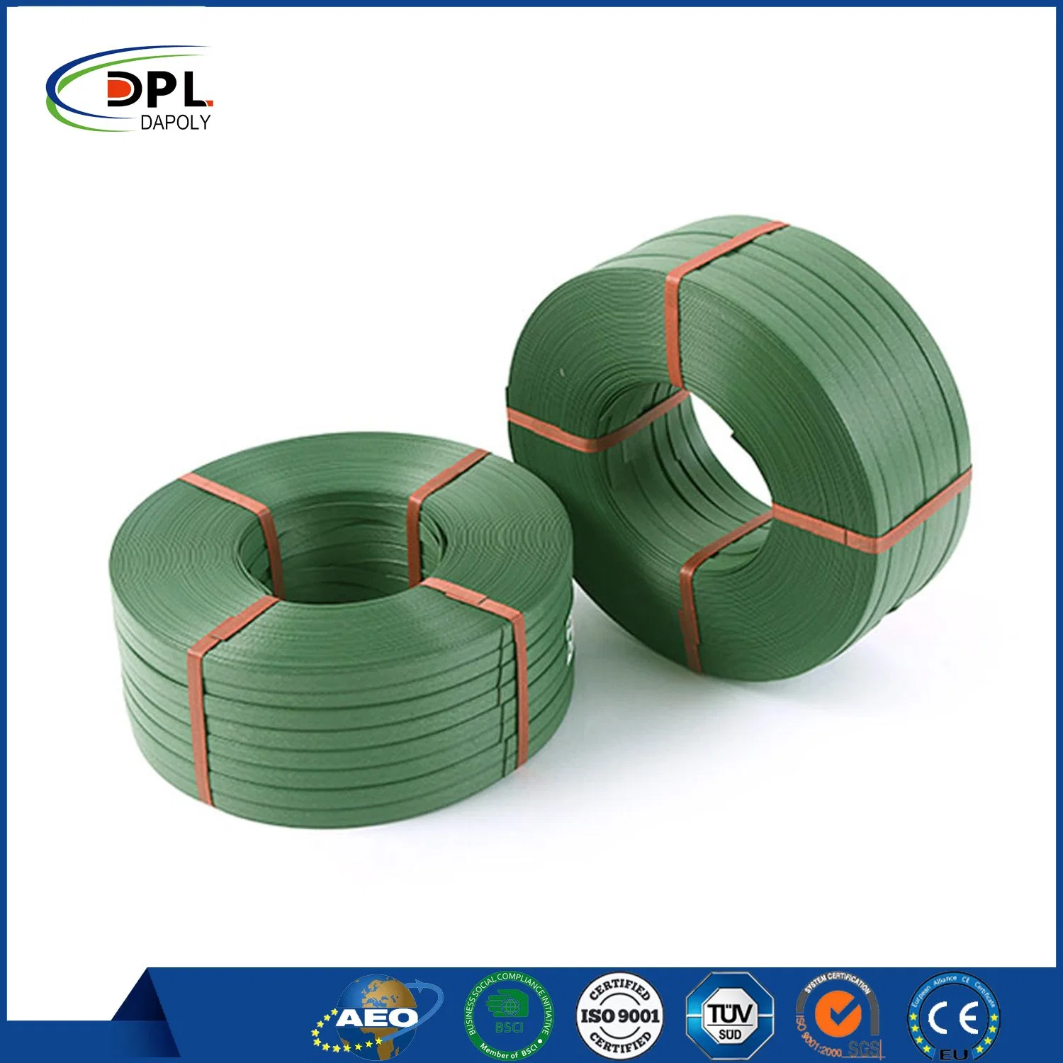As cintas de fornecedor directo de fábrica de PP de alta resistência para prender a correia de embalagem de polipropileno de venda global