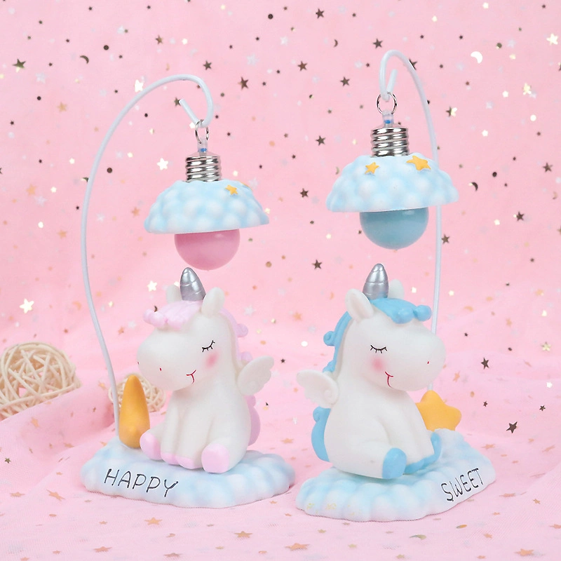 Unicorn Night Light Baby Bedside Decor Cute Cartoon Durable LED Night Lighting