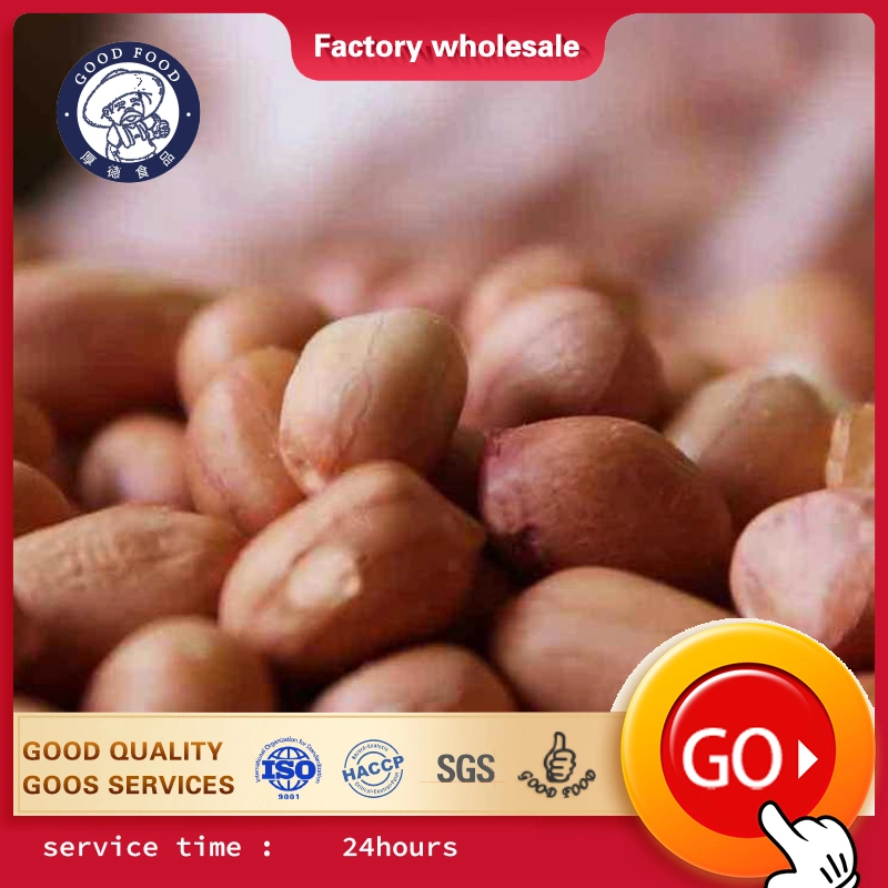 Price Cheap Peanuts Bulk Wholesale Raw Red Skin Kernel Peanut with Factory Price