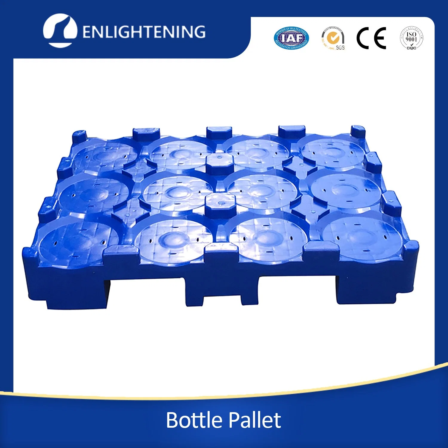 Heavy Duty Stackable 5 Gallon Water Bottle Plastic Pallet