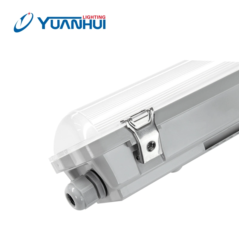 LED Tunnel Tri-Proof Lighting IP66 Oudoor 140lm/W Waterproof Linear LED Triproof Tube Light