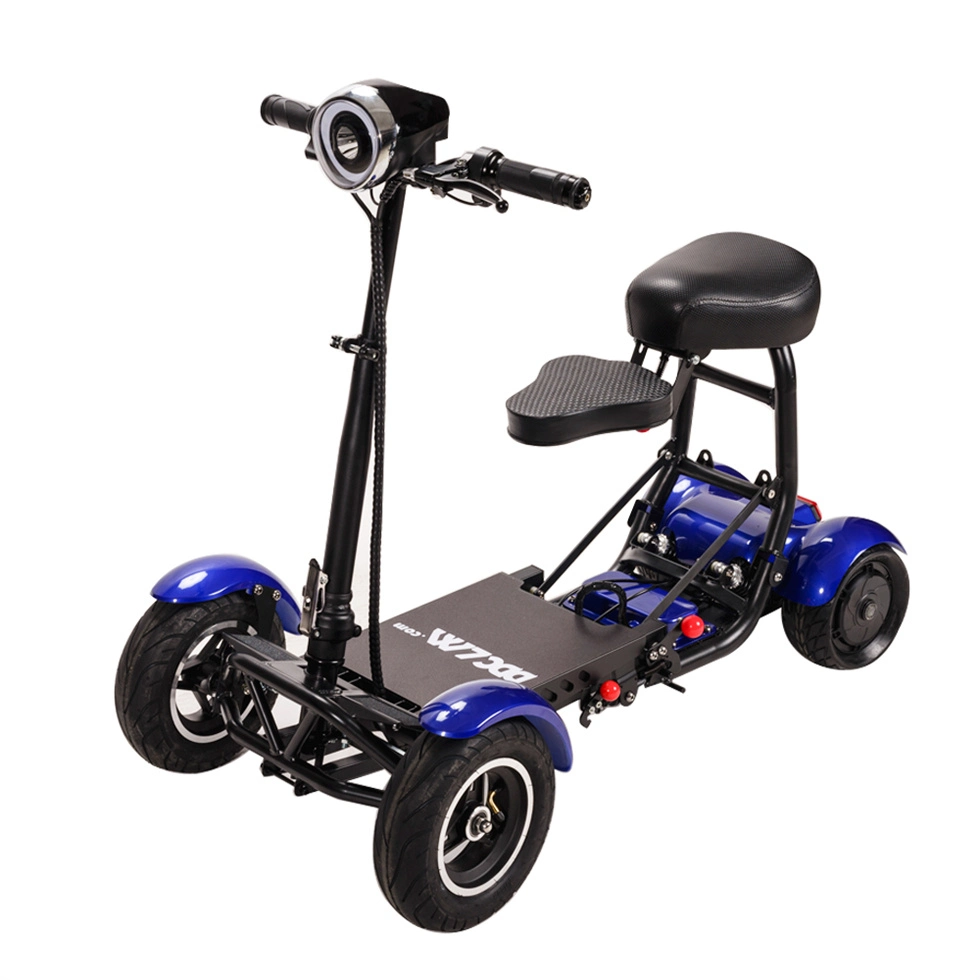 4 Wheeled Electric Mobility Adult Foldable Electric Scooter Golf Cart with Seat