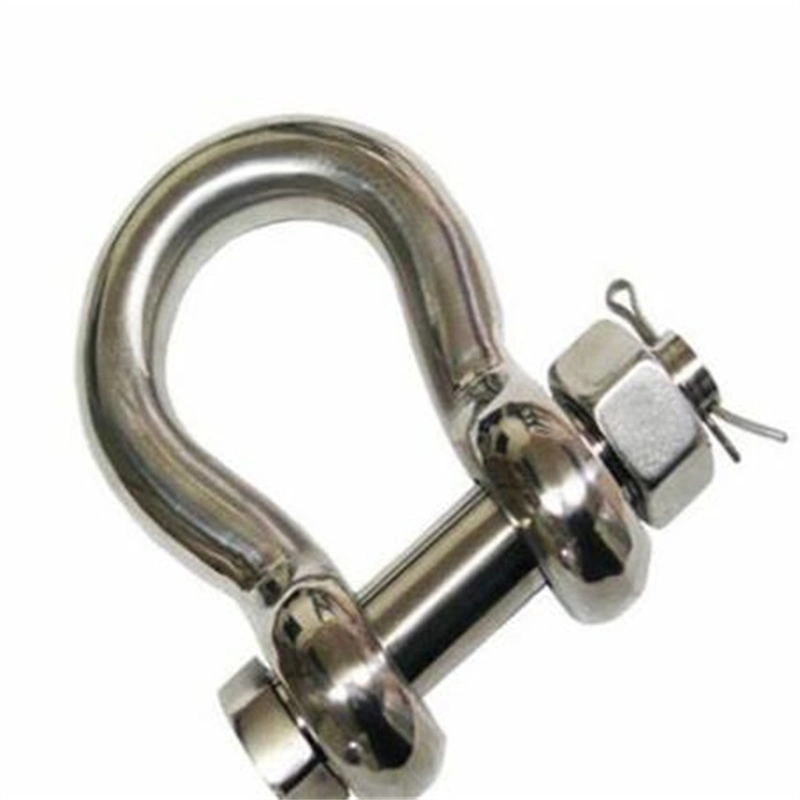 Hot Sale Bow Shackle Bolt Type Forged Bow Anchor Shackle