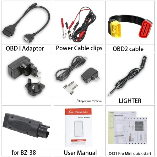 Lanzar Pro Mini Coches 100% Original X-431scanner Pro Mini herramienta de diagnóstico OBD Scanner para Multi idioma