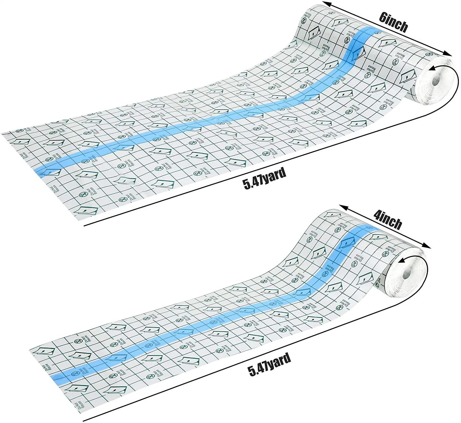 CE ISO PU-Folie Transparent Klebstoff Film Rolle Wasserdicht Klebstoff Wundverband