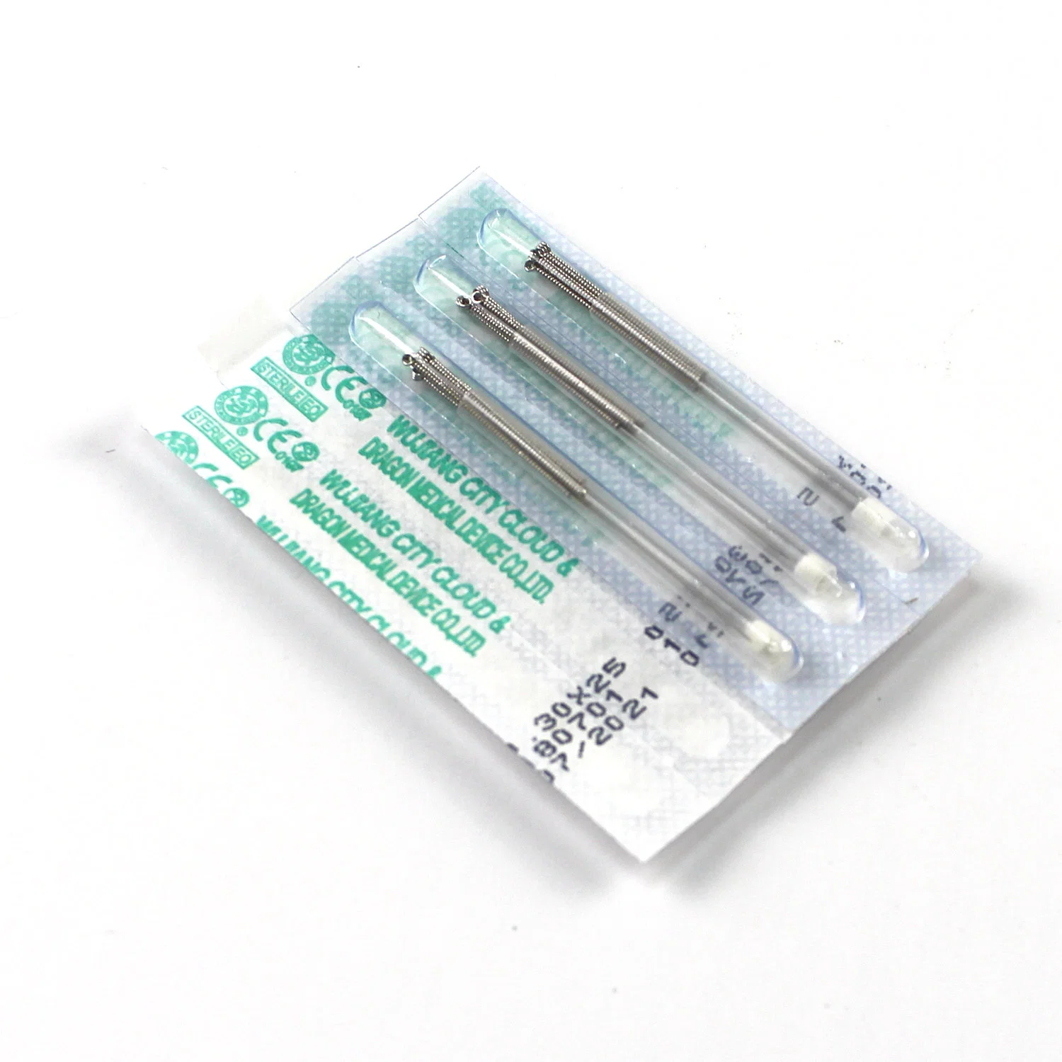 Disposable Steel Handle Sterile Acupuncture Needle 0.30X25mm CE05-11